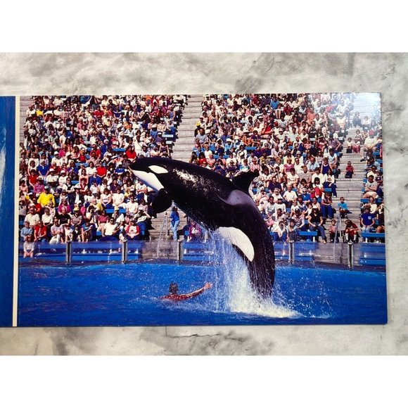 Sea World Postcard Mini Photos Booklet Vintage 70s San Diego CA 7 Postcards - Picture 12 of 12